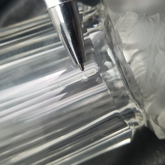 Bohemian Czech Schevogt Ingrid Roses Crystal Vase - Picture 16 of 16